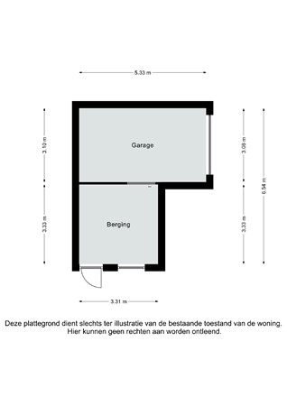 Plattegrond - Kerkplein 67, 6367 EP Voerendaal - Kerkplein 67 Voerendaal - Garage 2D.jpg